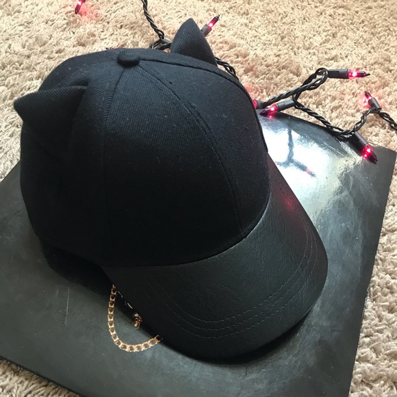 cat ears baseball cap